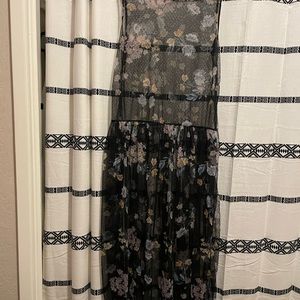 Floral Sheer Dress Size S